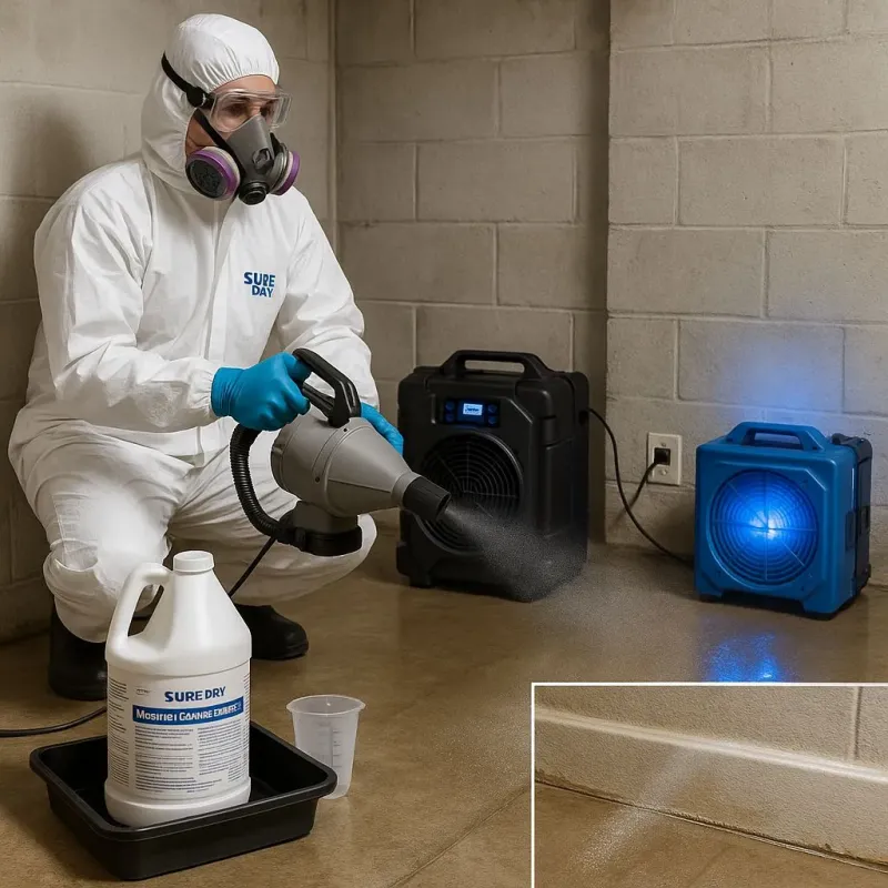 Sanitization and Odor Removal process in Newport East, RI