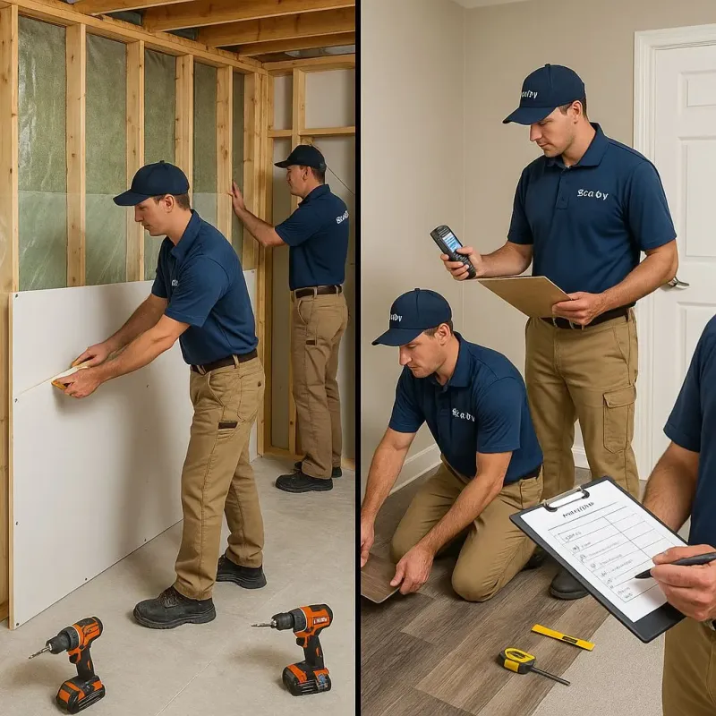Repairs and Reconstruction process in Newport East, RI